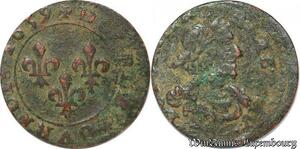 S5823 Louis XIII Double Tournois 1639 Paris - Faire Offre
