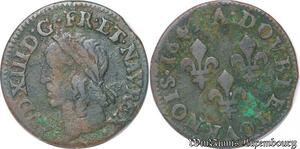 S5827 Louis XIII Double tournoi 1642 Type de Warin Paris - Faire Offre