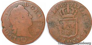 S5834 Louis XV Sol vieille tête 1771 AA Metz - Faire Offre