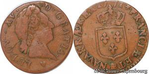 S5838 Louis XV Sol vieille tête 1771 BB Strasbourg - Faire Offre