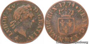 S5858 Rare R2 Liard Louis XV 1774 M Toulouse - Faire Offre