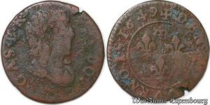 S5895 France Double Tournois 1649 Gaston Dombes - Faire Offre