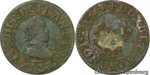 S5897 Double Tournois Louis XIII 1614 A Paris - Faire Offre
