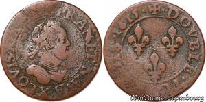 S5985 Double Tournois Louis XIII 1615 X Amiens - Faire Offre