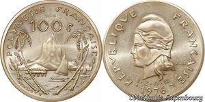 S9768 Polynésie 100 Francs Essai Marianne 1976 FDC 