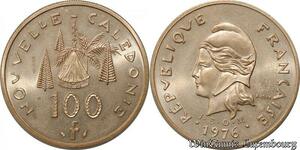 S9794 Nouvelle-Calédonie 100 Francs Essai Marianne  1976 FDC Oiseau Ieom Joly