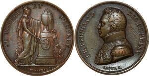 O8104 Médaille Charles Ferdinand Caque Je pleure et j'espère ->M offre