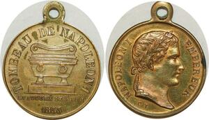 O8177 Médaille Tombeau Empereur Napoléon I er 1853 SUP ->Make offer