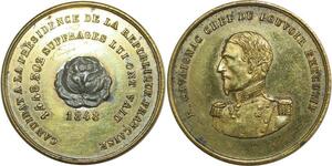 O8187 Médaille Cavaignac Candidat Présidence République 1848 Superbe