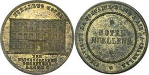 O8246 Token Germany Aachen Marke Hotel Nuellens Elisenbrunnen Durchmesser
