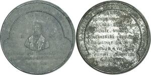 O8274 Rare Médaille Révolution 1848 Vivre libre ou mourir ->Make offer