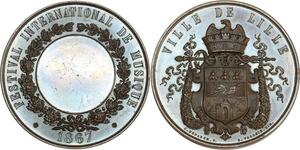 O8291 Médaille Napoléon III Festival International Musique 1867 SPL >M offer
