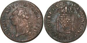 O8378 France Sol Louis XVI 1791 R Orléans 1er sem ->Make offer