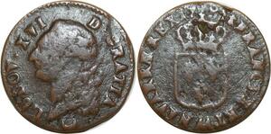 O8381 France Faux Epoque Sol Louis XVI 1781 AA Metz très leger ->Make offer