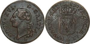 O8383 Rare France Sol Louis XVI 1785 D Lyon Superbe ->Make offer