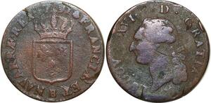 O8385 France Sol Louis XVI 1791 B Rouen 2me sem ->Make offer