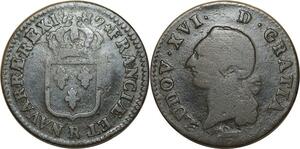 O8389 France Sol Louis XVI 1782 R Orléans ->Make offer