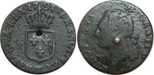 O8398 Rare France 1/2 Sol Louis XVI 1791 W Lille ->M offre