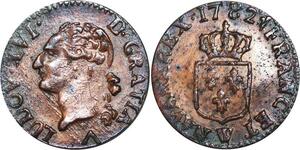 O8408 Rare France Liard Louis XVI 1782 W Lille TTB+/SUP ->M offre