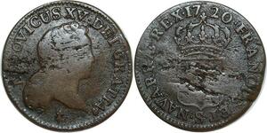 O8444 France Demi Sol Buste enfantin Louis XV 1720 S Reims ->Make offer