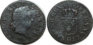 O8448 Rare France R3 Liard Louis XV Vieille Tête 1769 D Lyon ->Make offer