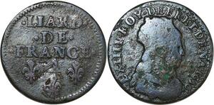 O8495 France Liard Louis XIV 1656 A Corbeil ->Make offer