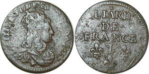 O8506 France Liard Louis XIV 1657 I Limoges ->Make offer