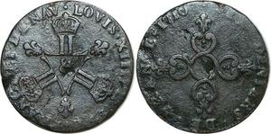 O8514 France 6 Deniers Dardenne Louis XIV 1710 & Aix en Provence ->M offre