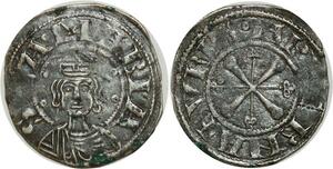 O8589 France Denier Étienne VI 1151-1169 Auvergne Evêché de Clermont Sea Maria Argent ->M offre