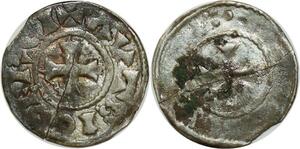 O8597 France Denier 1100-1200 Champagne Comté Auxerre Avtsioderci Argent ->M offre