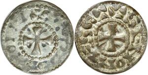 O8602 Rare France Denier Sens Anonymes s.d 1000-1100 Senones CT Argent ->M offre
