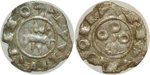 O8635 France Denier Maguelone Raimond 1129-1158 Argent ->Make offer