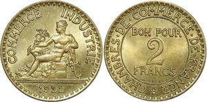 O8718 France 2 Francs Chambre de Commerce 1922 Splendide ->M offre