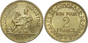 O8719 France 2 Francs Chambre de Commerce 1923 SUP+++ ->M offre