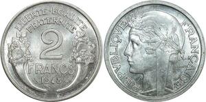 O8726 France 2 Francs Morlon 1948 FDC ->Make offer