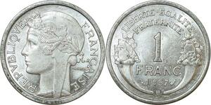 O8837 France 1 Franc Morlon 1957 B Beaumont Le Roger SPL ->Make offer