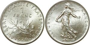 O8848 France 1 Franc Semeuse 1974 FDC ! ->Make offer