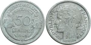 O8954 France 50 Centimes Morlon 1945 C Castelsarrasin SUP ->Make offer