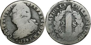 O8988 France Constitution 2 Sols Louis XVI François An 3 1791 W Lille ->Make offer