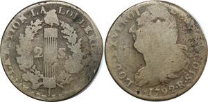 O9009 France Constitution 2 Sols Louis XVI François An 4 1792 R Orléans ->Make offer