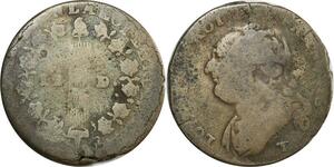 O9043 France Constitution 12 Deniers Louis XVI François T Nantes ->Make offer