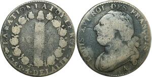 O9056 France Constitution 12 Deniers Louis XVI François An 4/3 1792 A Paris ->M offre