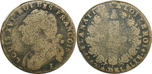 O9062 France Constitution 12 Deniers Louis XVI François An 4 1792 I Limoges