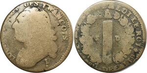 O9089 France 12 Deniers Louis XVI François An 4 1792 I. Clermont Ferrand
