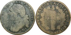 O9097 France Constitution 12 Deniers Louis XVI François D. Dijon ->Make offer