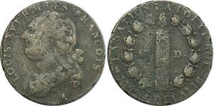 O9146 France Constitution 12 Deniers Louis XVI François An 4 1792 A Paris