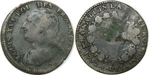 O9168 France Constitution 12 Deniers Louis XVI François An 4 1792 T Nantes