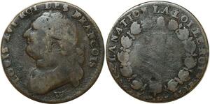 O9175 France Constitution 12 Deniers Louis XVI François An 4 1792 W Lille->M offre