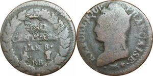 O9227 Directoire 5 Centimes Dupré an 8/7 BB Strasbourg ->Make offer