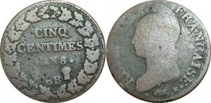 O9231 Directoire 5 Centimes Dupré an 8/7 BB Strasbourg ->Make offer